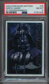 PSA 8 Darth Vader Poster Rainbow - Image 1