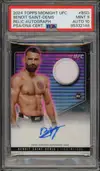 PSA 9 Benoit Saint-Denis Relic Autograph thumbnail 1