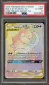 PSA 10 Ramoloss et Psykokwak Gx Rainbow - Image 1