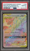 PSA 10 Pikachu et Zekrom Gx Rainbow - Image 1
