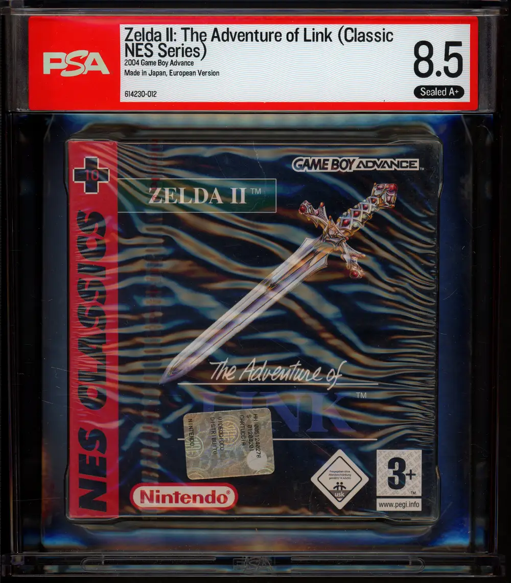 PSA 8.5 Zelda 2 : The Adventure of Link