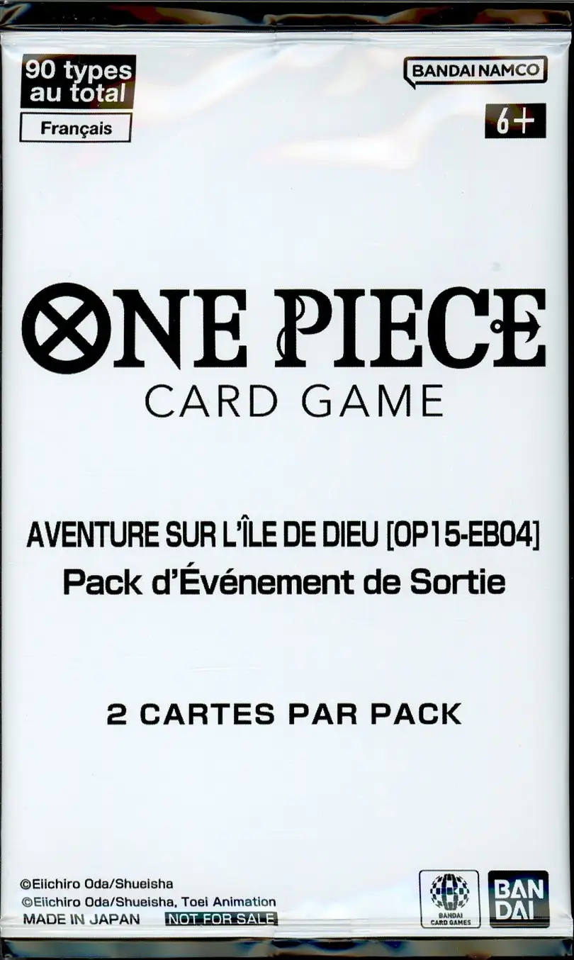 Booster Pack d'Evénement de Sortie OP15-EB04 Aventure sur l'Ile de Dieu