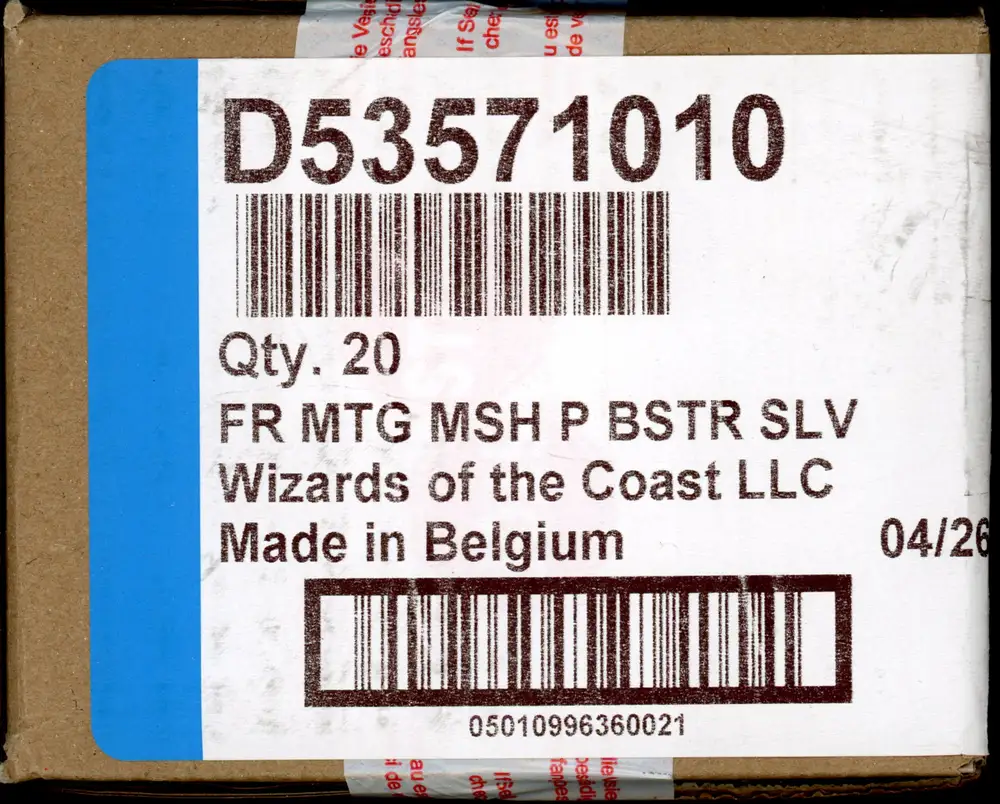 Case Booster Blister Magic Marvel Super Heroes
