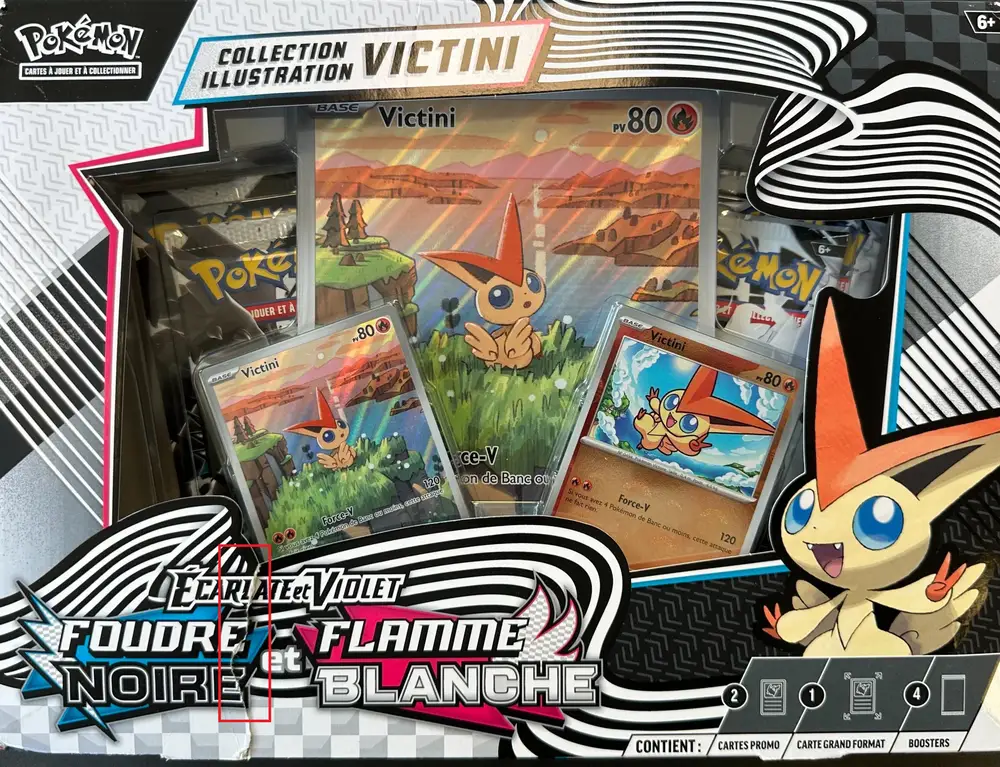 Coffret Victini EV10.5 Foudre Noire et Flamme Blanche