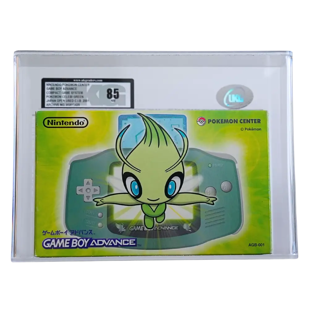 UKG 85 Console Game Boy Advance Pokemon Celebi Green