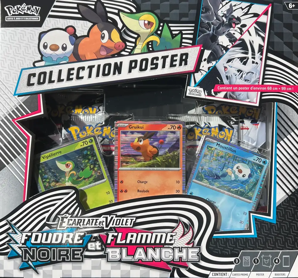 Coffret Collection Poster EV10.5 Foudre Noire et Flamme Blanche