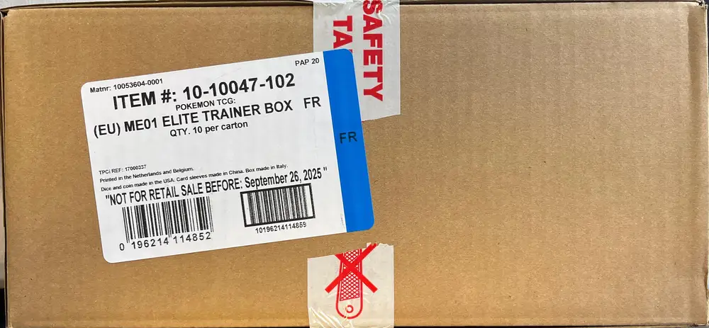 Case ETB ME1 Méga-Evolution