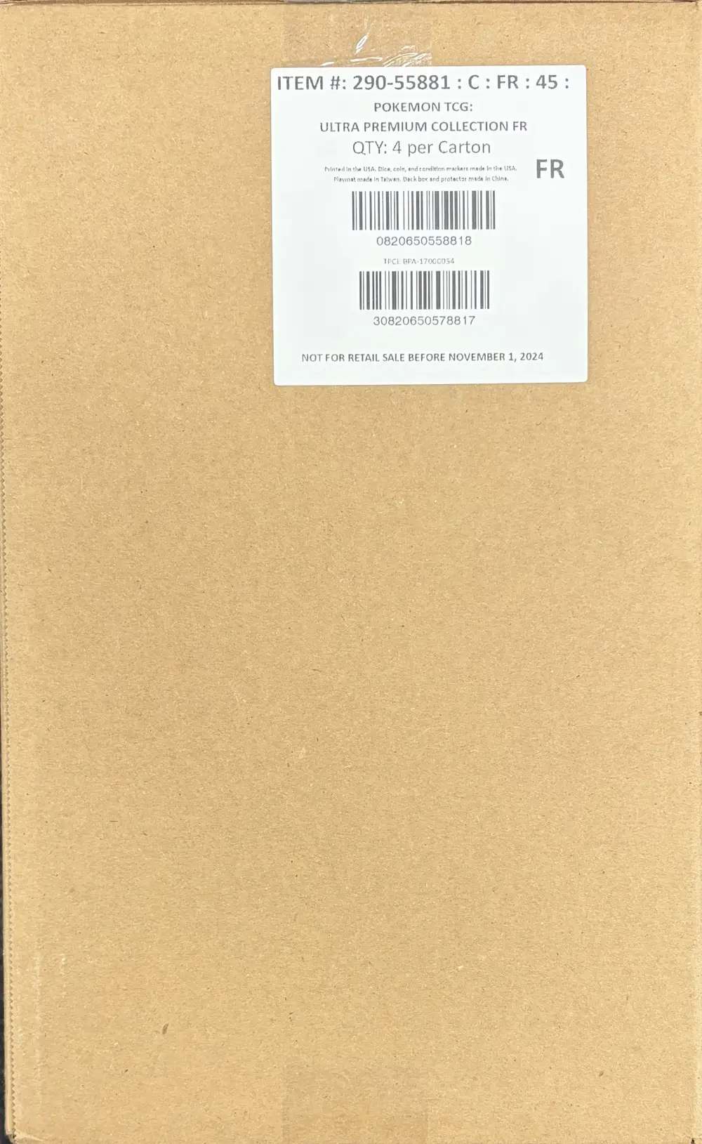 Case Coffret UPC Terapagos Ex
