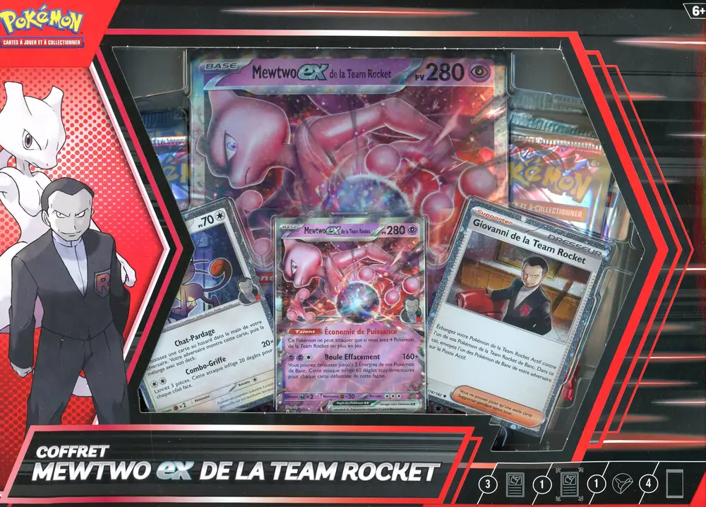 Coffret Mewtwo Ex de la Team Rocket
