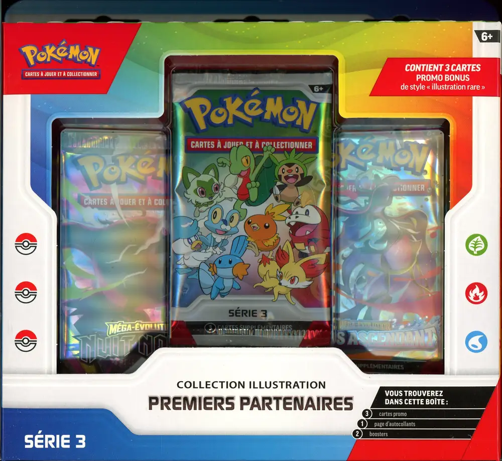 Coffret Collection Illustration Premiers Partenaires Série 3