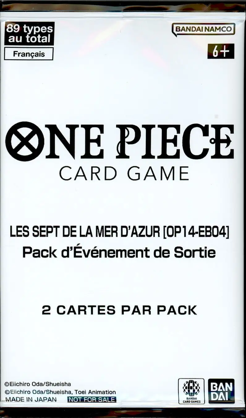 Booster Pack d'Evénement de Sortie OP14-EB04 Les Sept de la Mer d'Azur