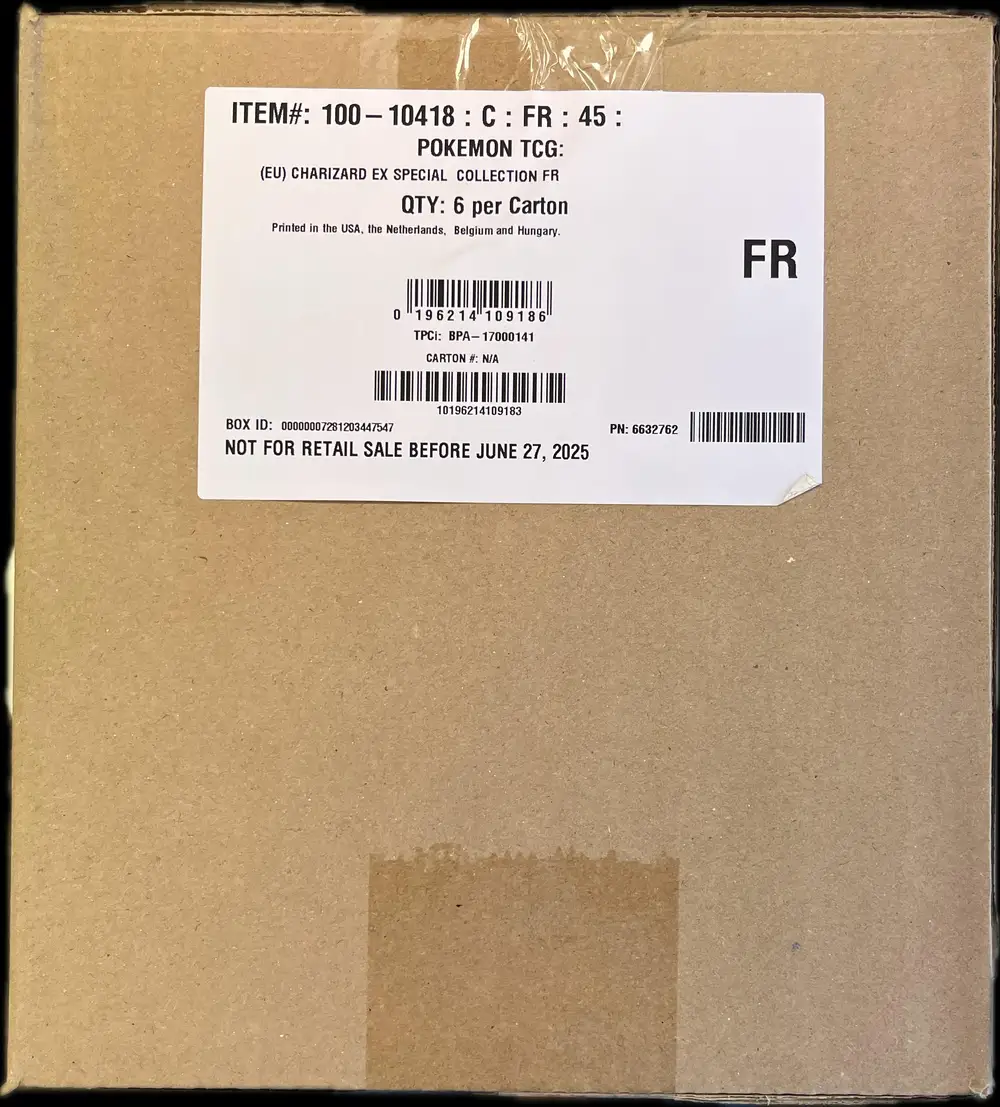 Case de Coffrets Collection Spéciale Dracaufeu Ex