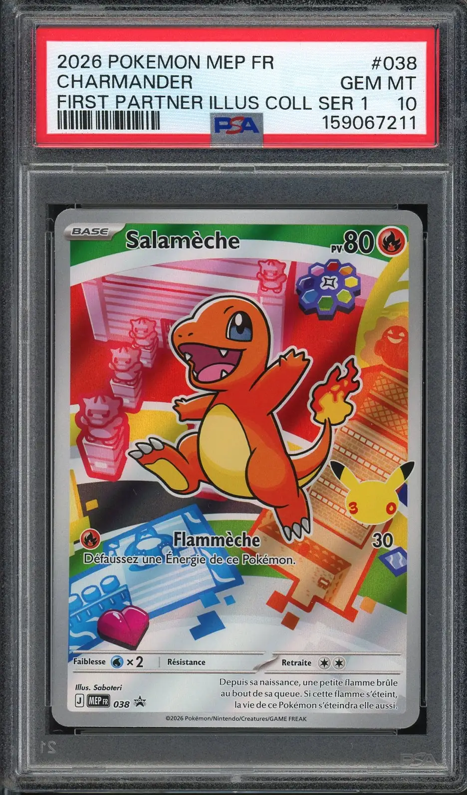 PSA 10 Salamèche