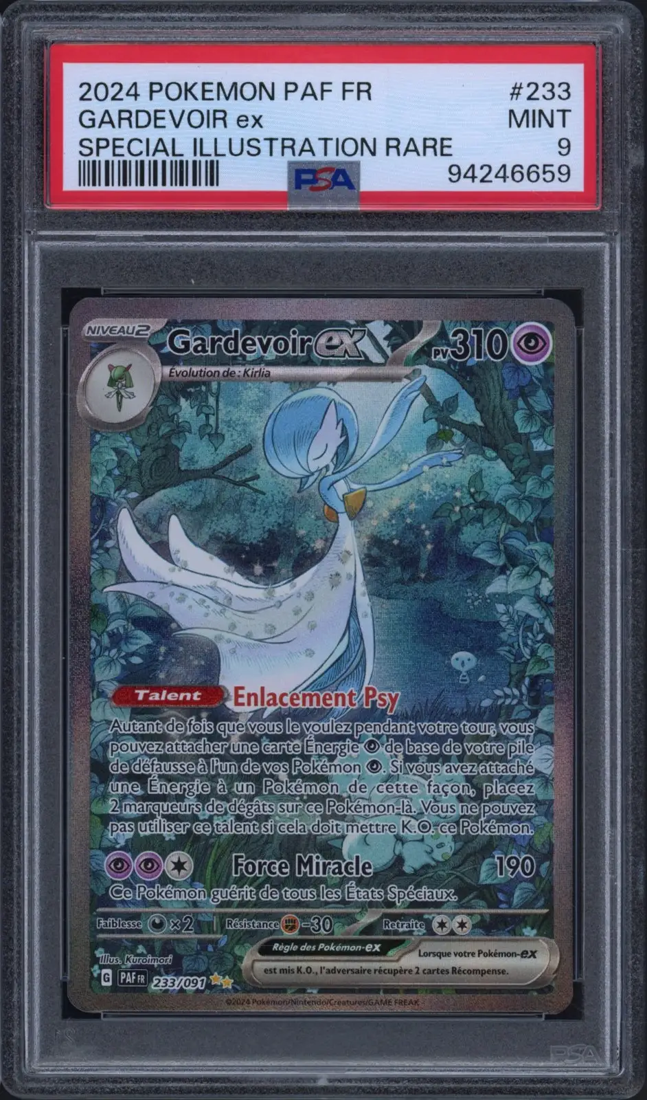 PSA 9 Gardevoir Ex