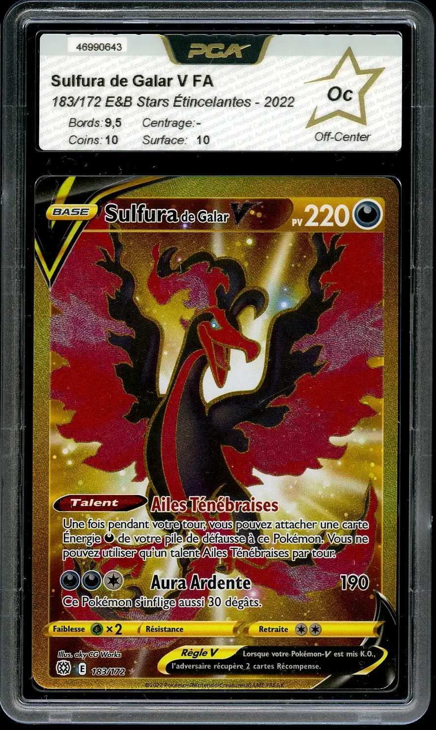 PCA 9.5 Sulfura de Galar V Gold