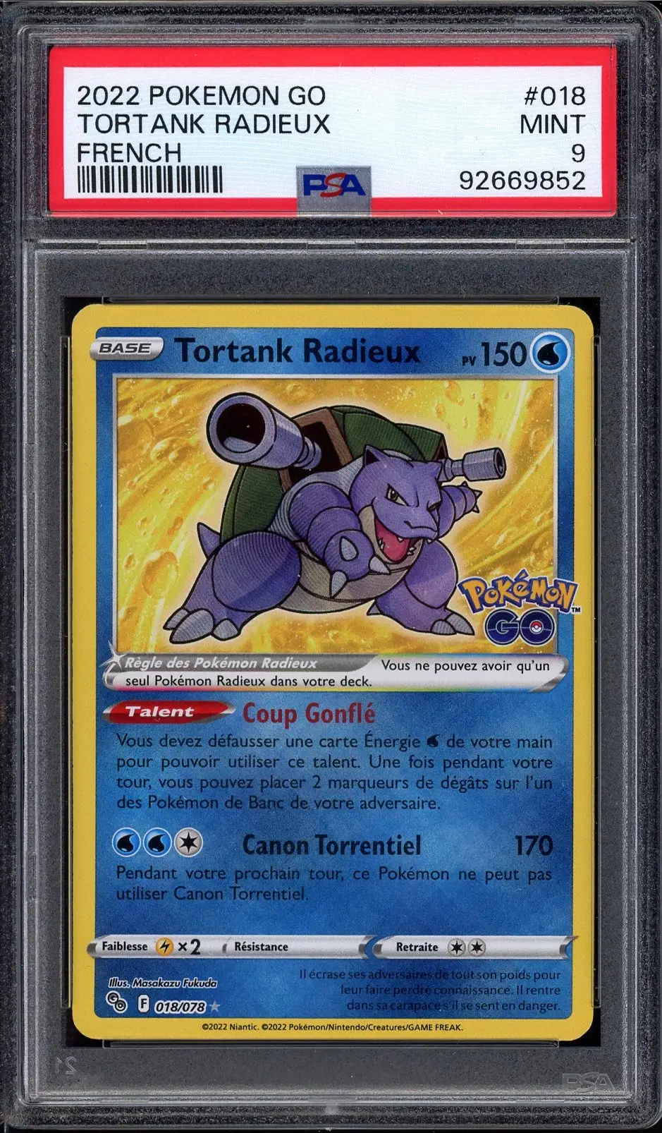 PSA 9 Tortank Radieux