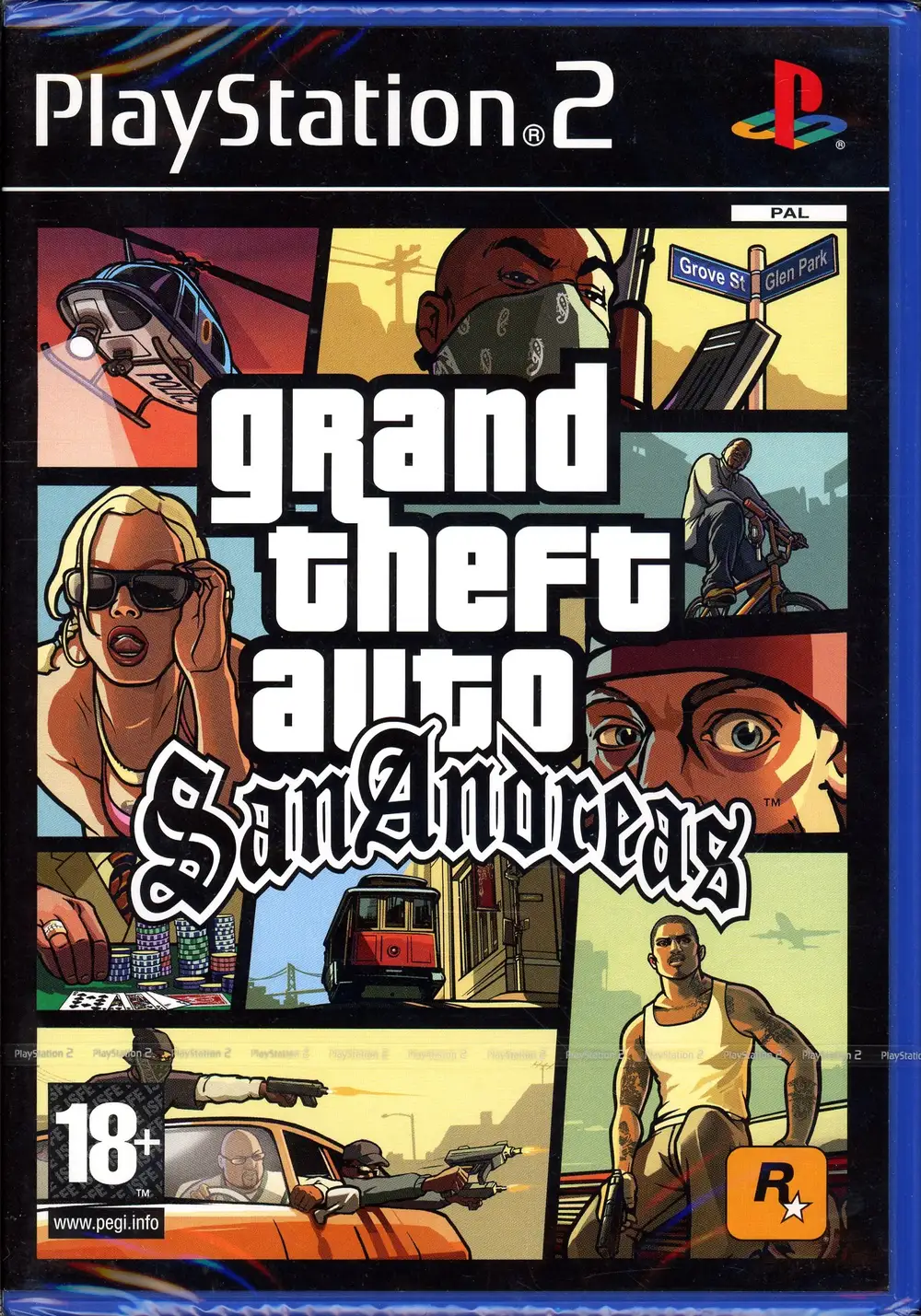 Jeu PlayStation 2 Grand Theft Auto San Andreas