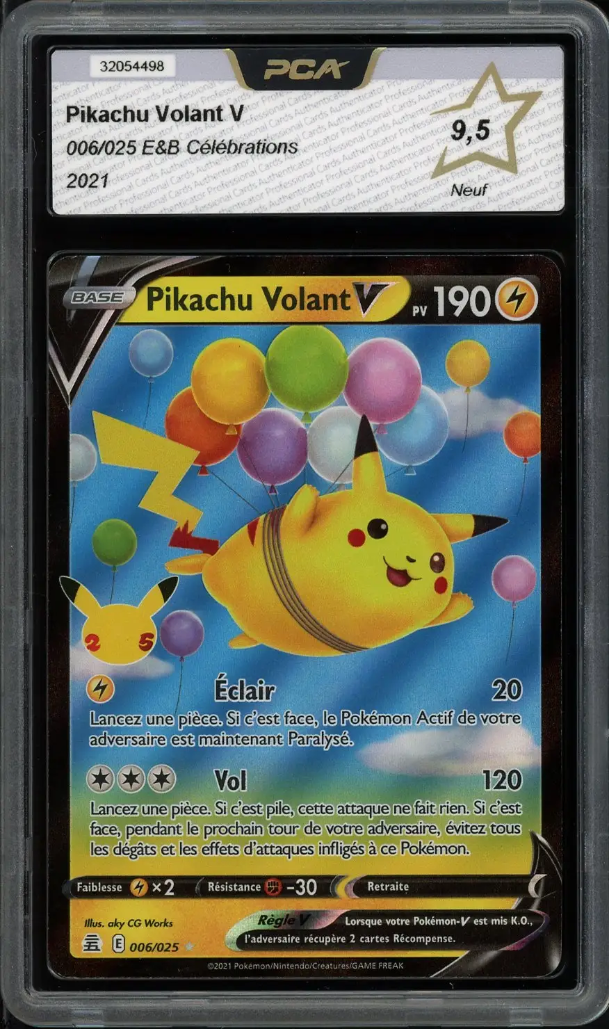 PCA 9.5 Pikachu Volant V