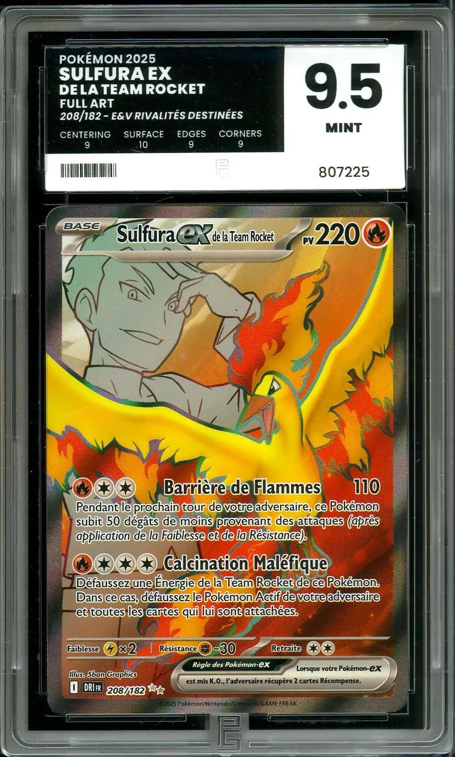 PG 9.5 Sulfura Ex de la Team Rocket