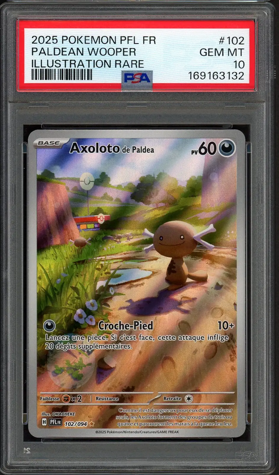 PSA 10 Axoloto de Paldéa