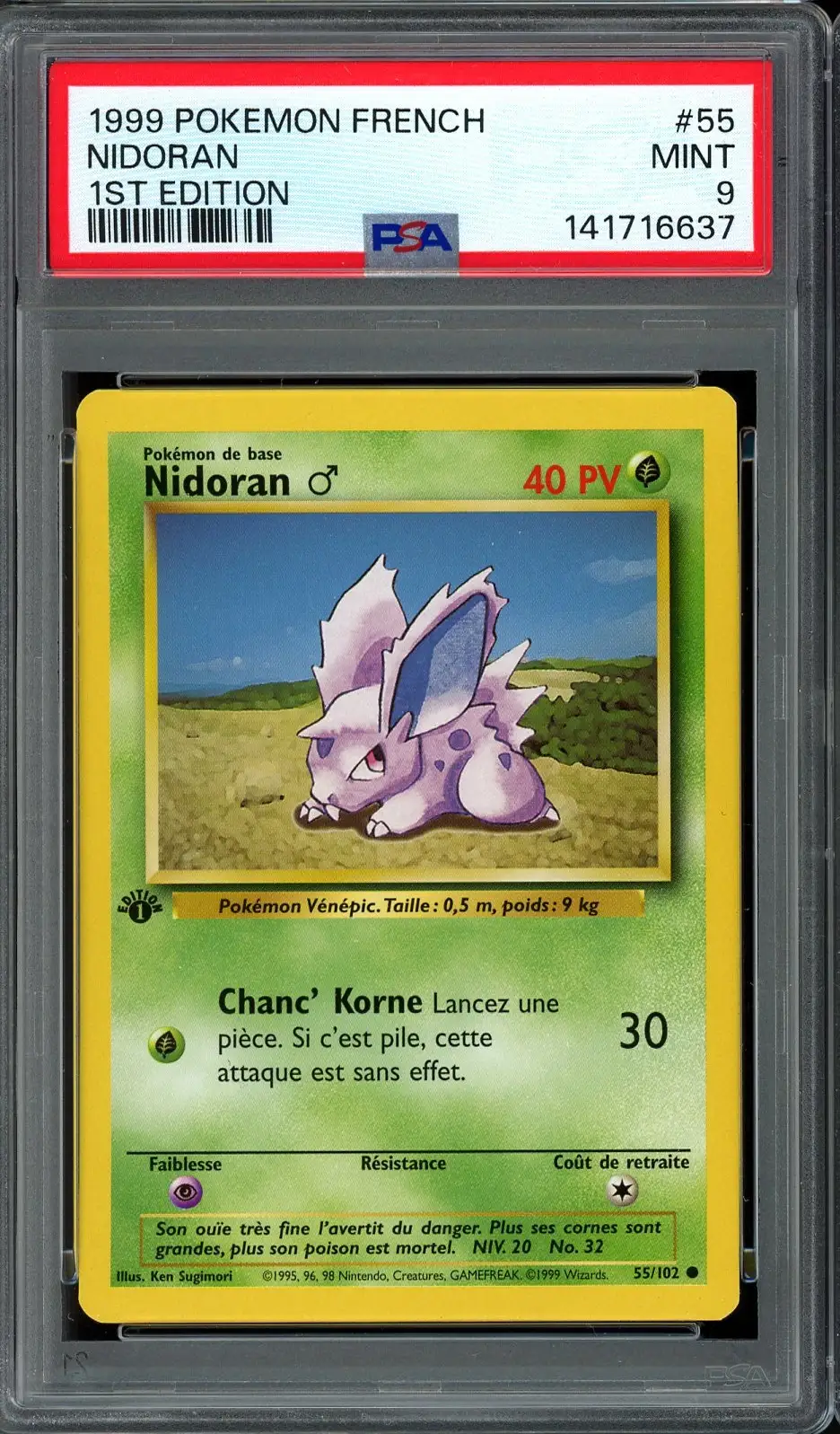 PSA 9 Nidoran