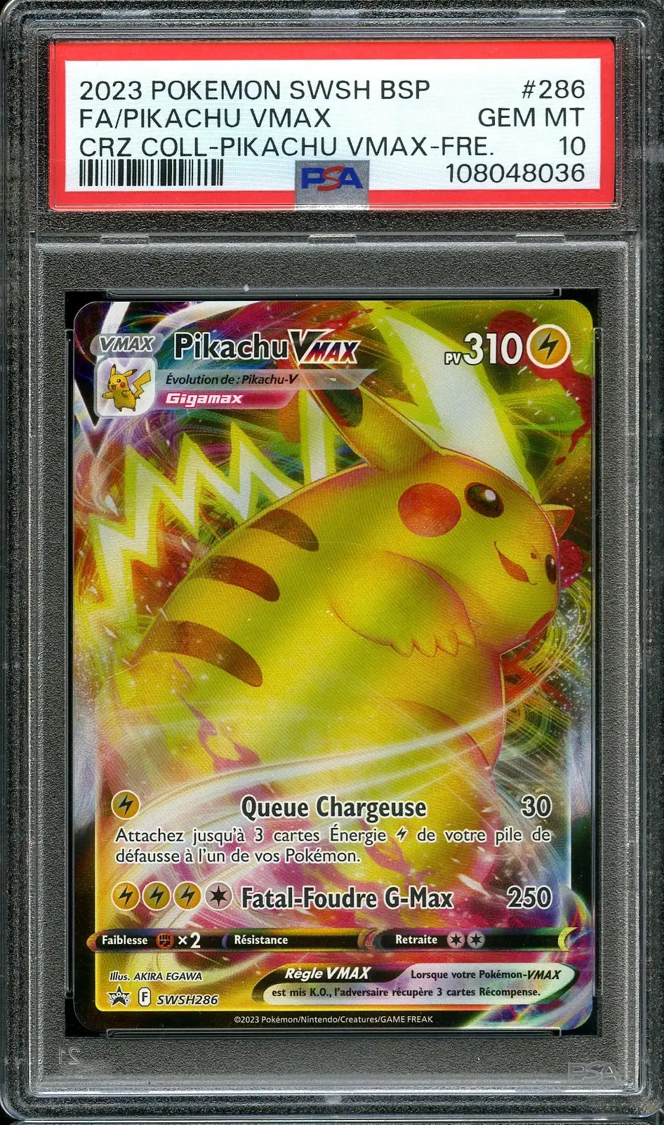 PSA 10 Pikachu VMax