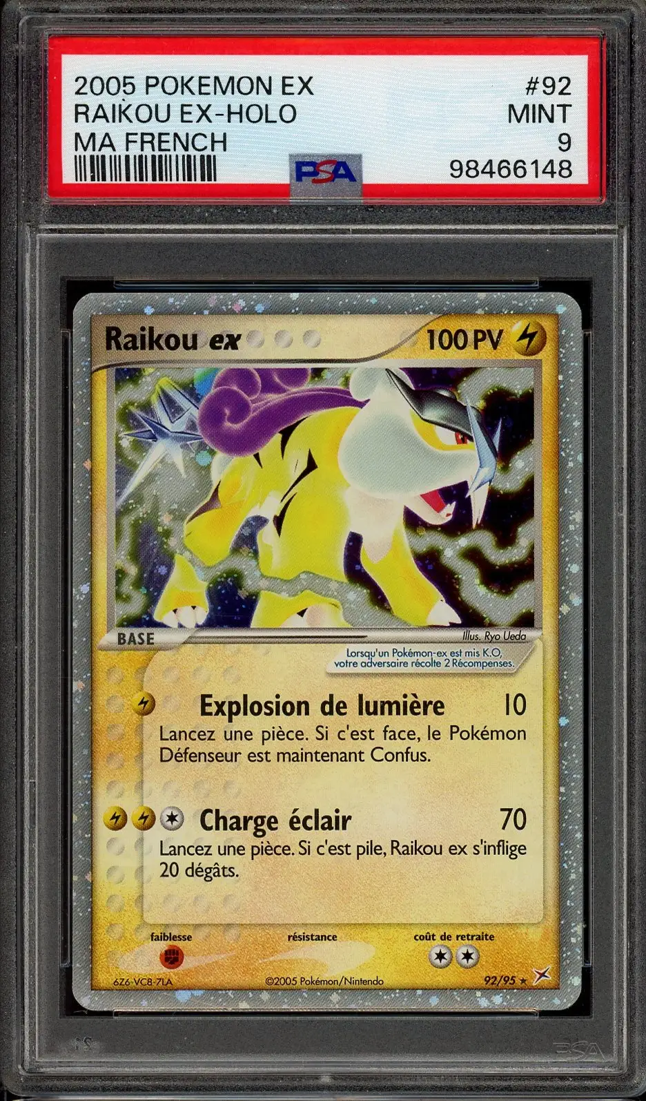 PSA 9 Raikou Ex