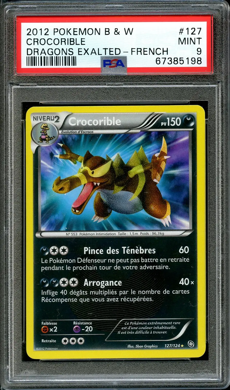 PSA 9 Crocorible Holo