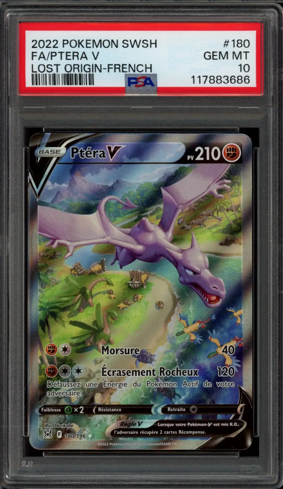 PSA 10 Ptéra V