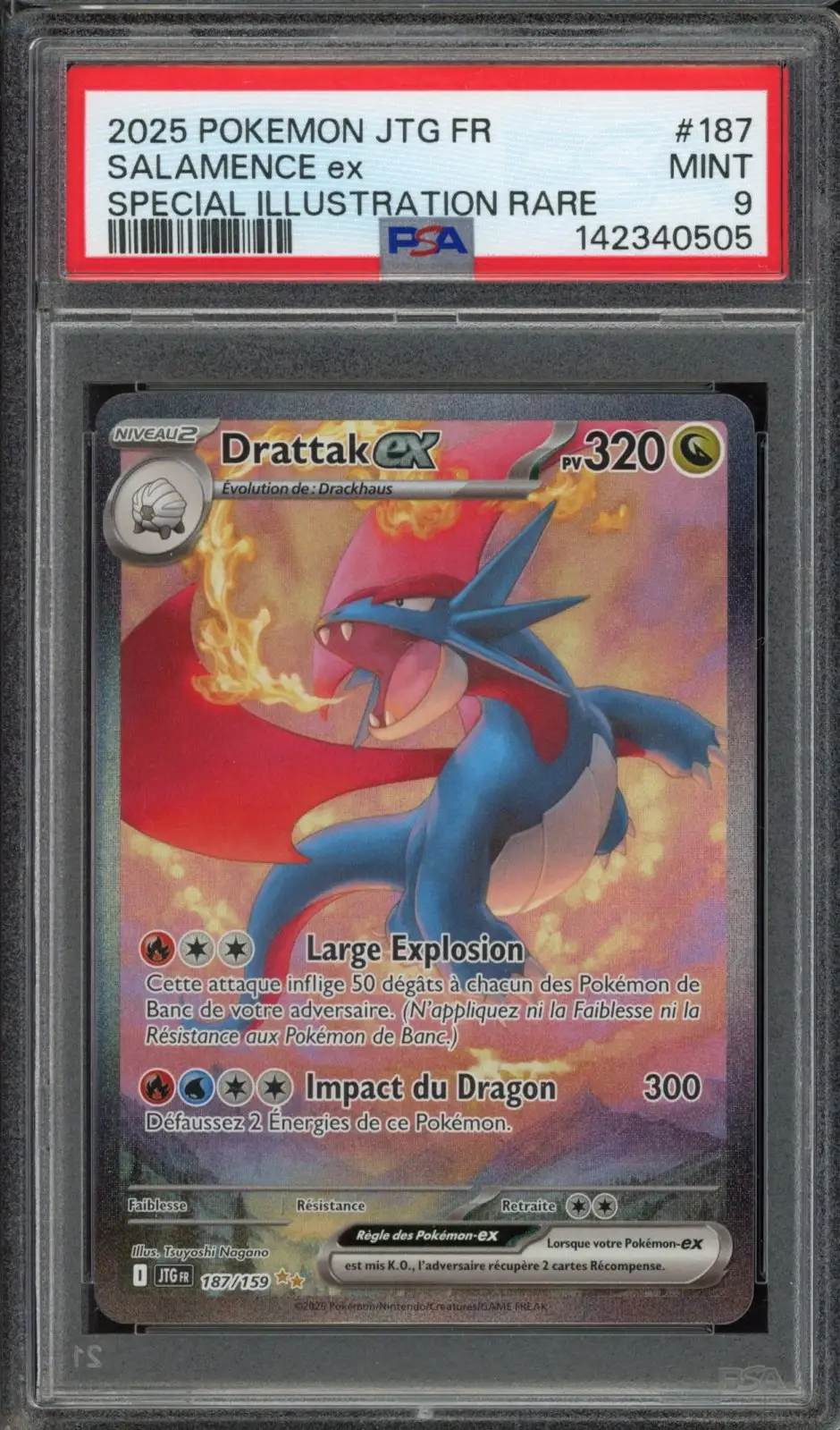 PSA 9 Drattak Ex