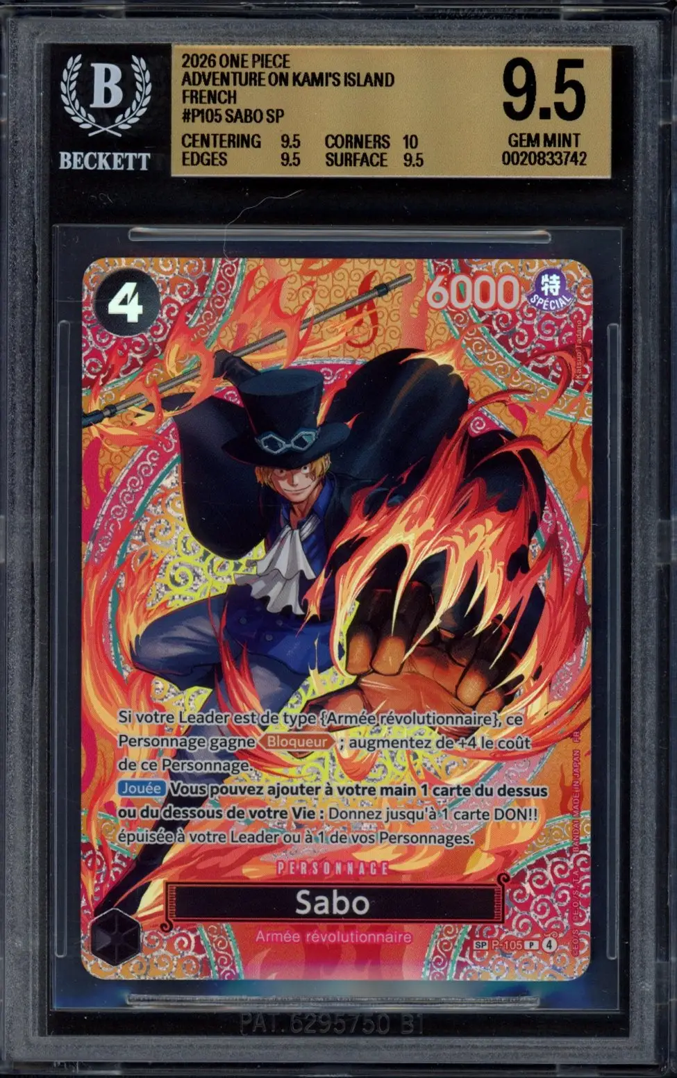 BGS 9.5 Sabo