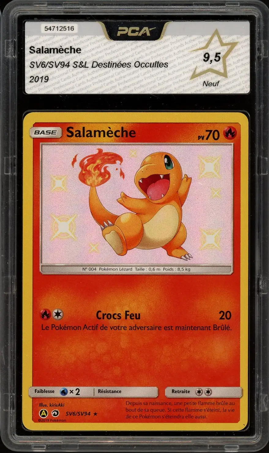 PCA 9.5 Salamèche Shiny