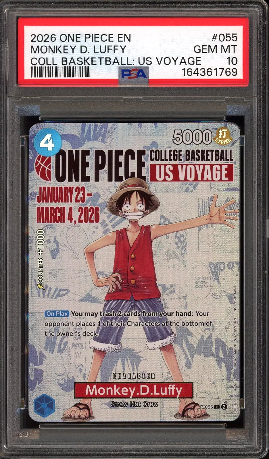 PSA 10 Monkey.D.Luffy
