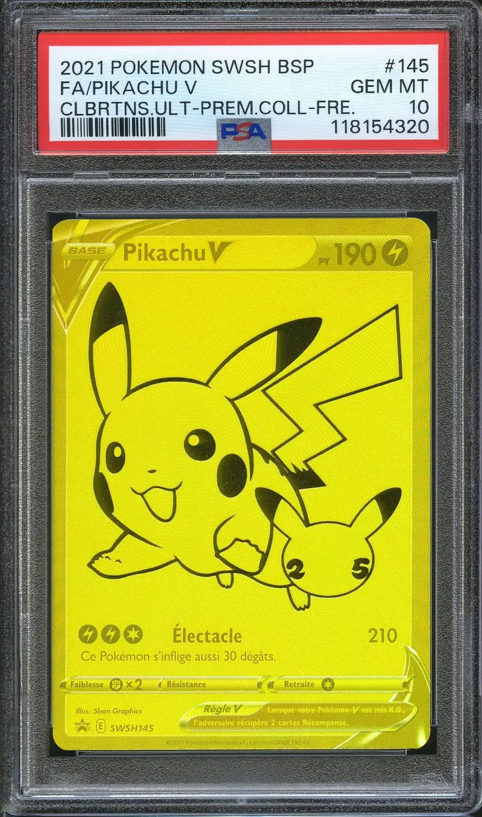 PSA 10 Pikachu V