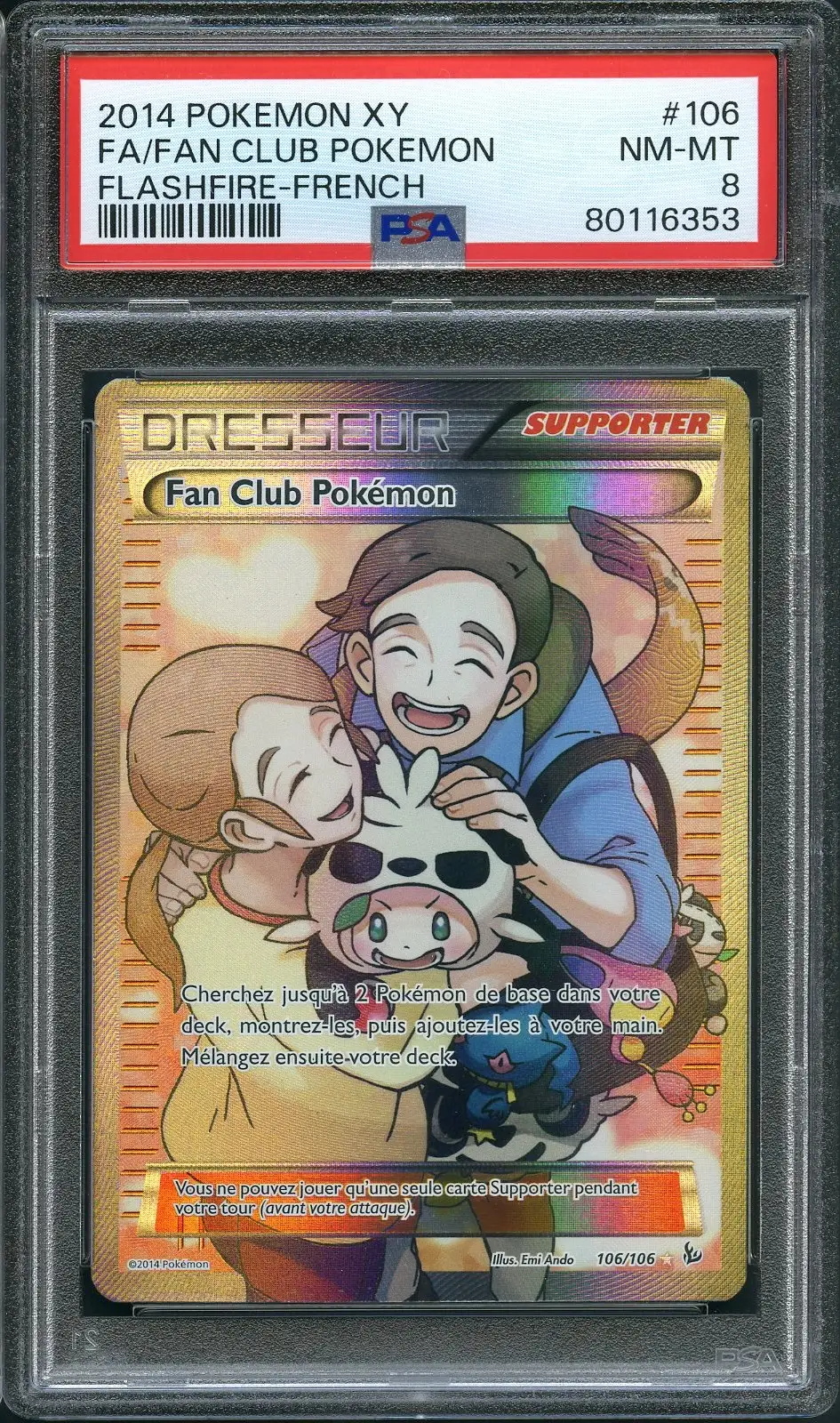 PSA 8 Fan Club Pokémon