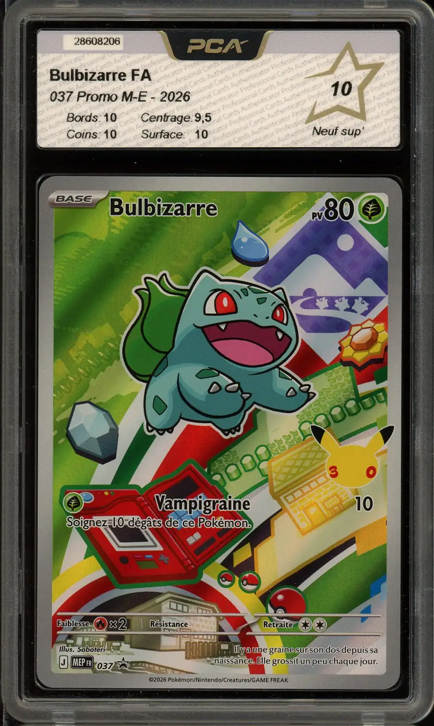 PCA 10 Bulbizarre