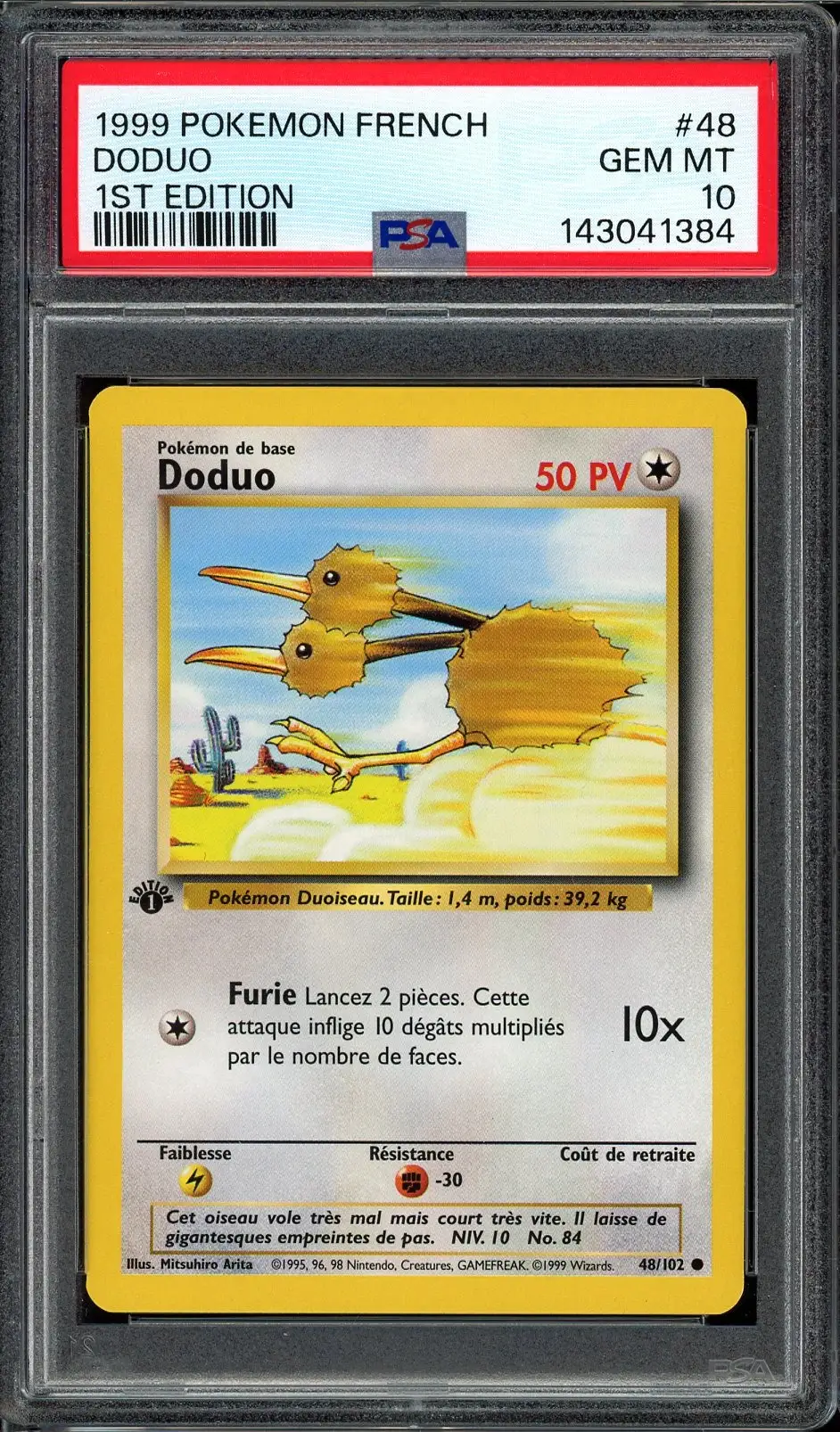 PSA 10 Doduo
