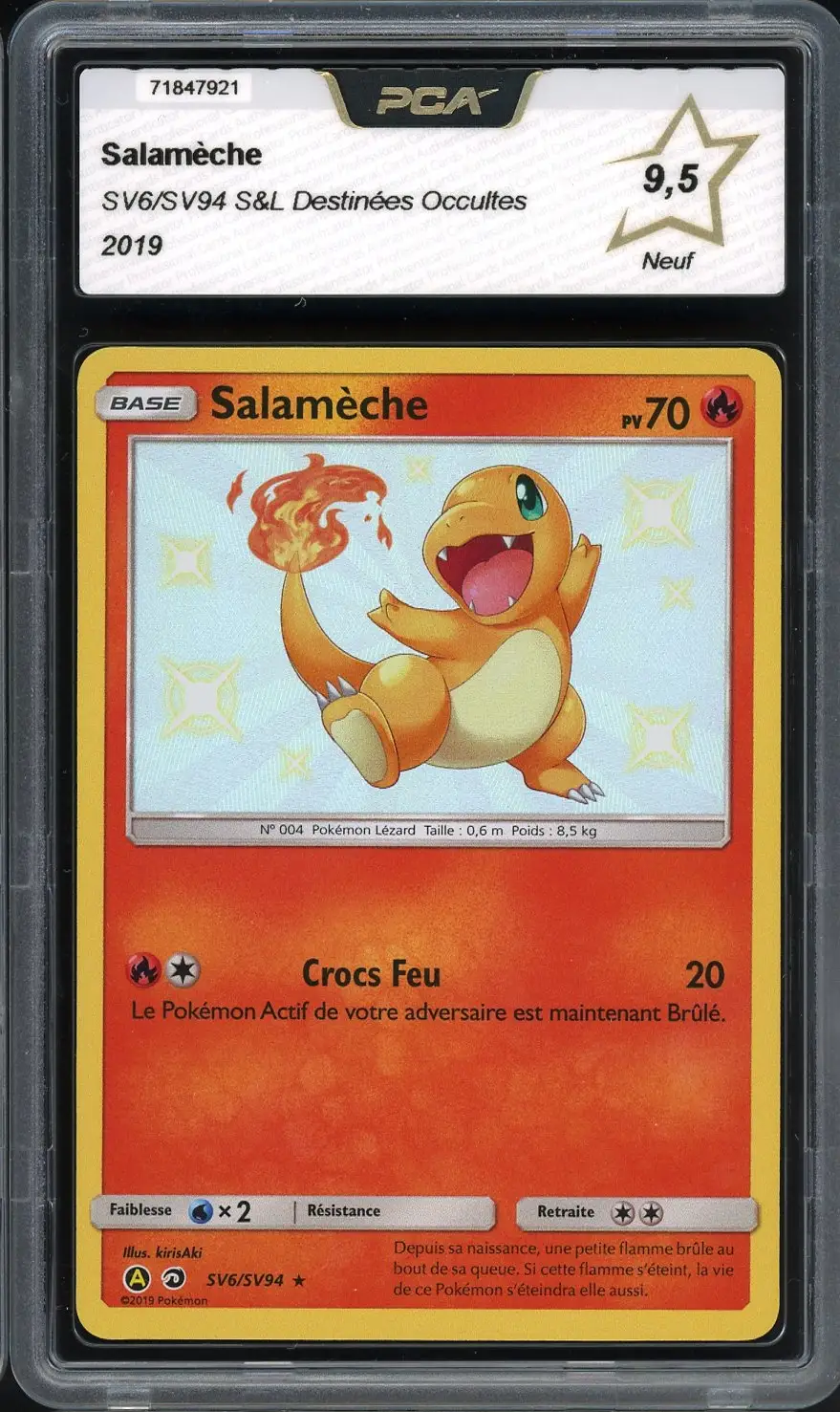 PCA 9.5 Salamèche Shiny