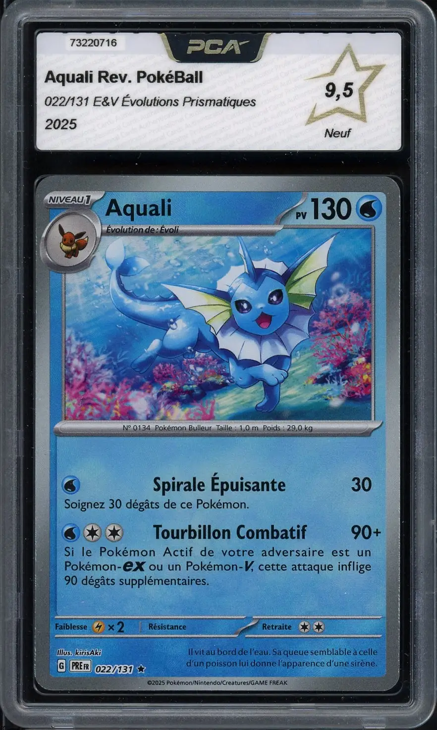 PCA 9.5 Aquali Reverse Poké Ball