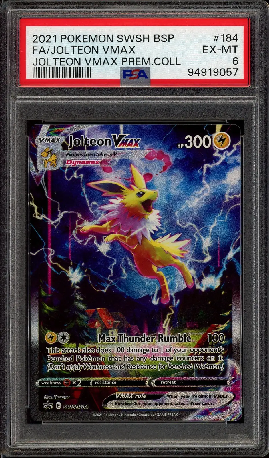 PSA 6 Jolteon VMax
