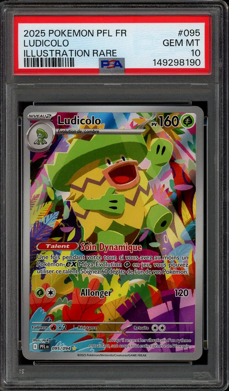 PSA 10 Ludicolo