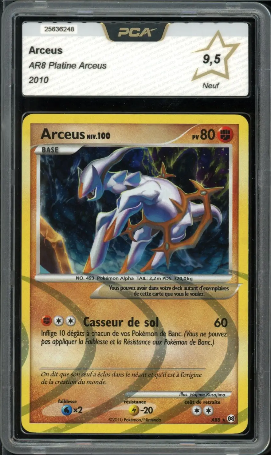PCA 9.5 Arceus Holo