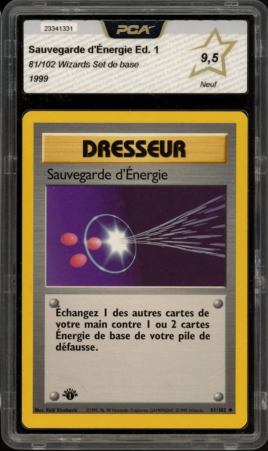 PCA 9.5 Sauvegarde d'Energie