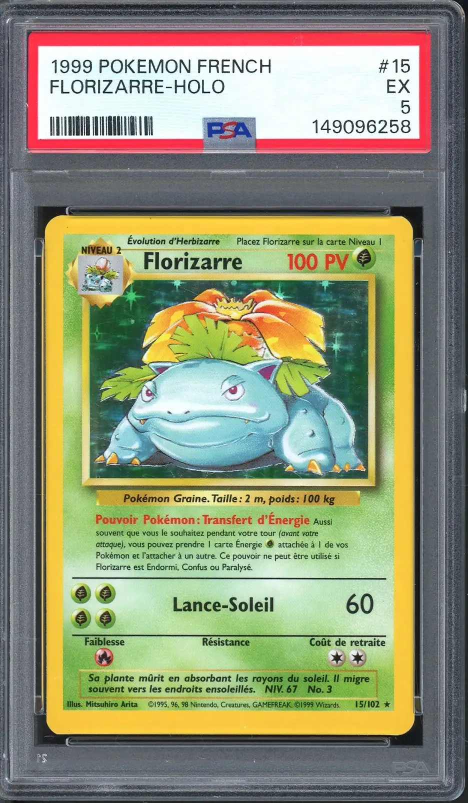PSA 5 Florizarre Holo