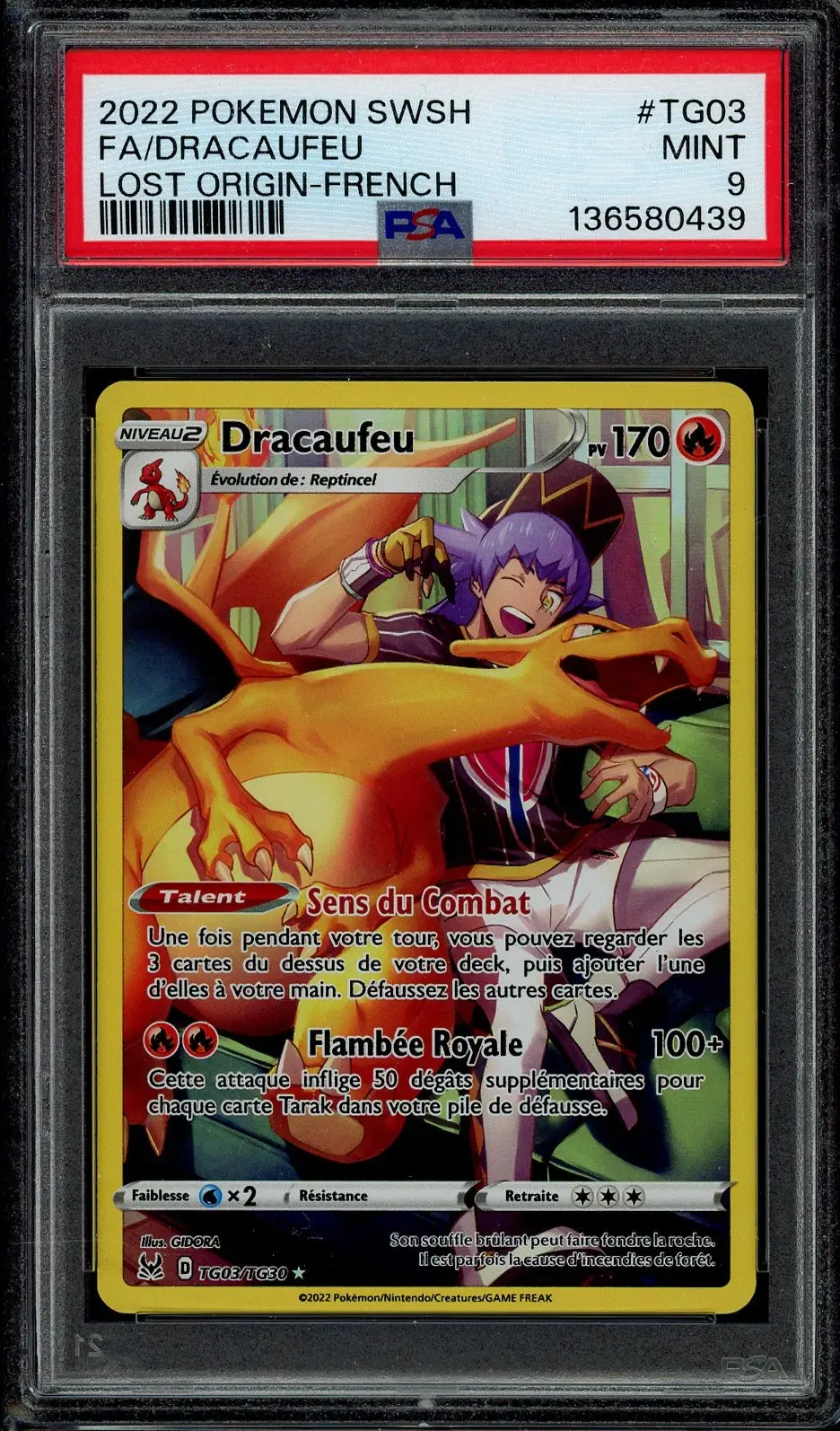 PSA 9 Dracaufeu