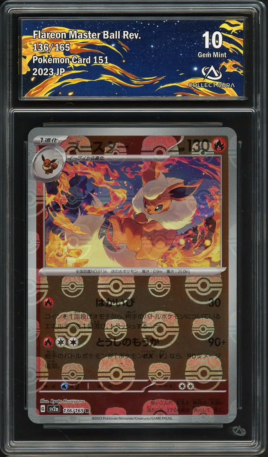 CA 10 Flareon Reverse Master Ball