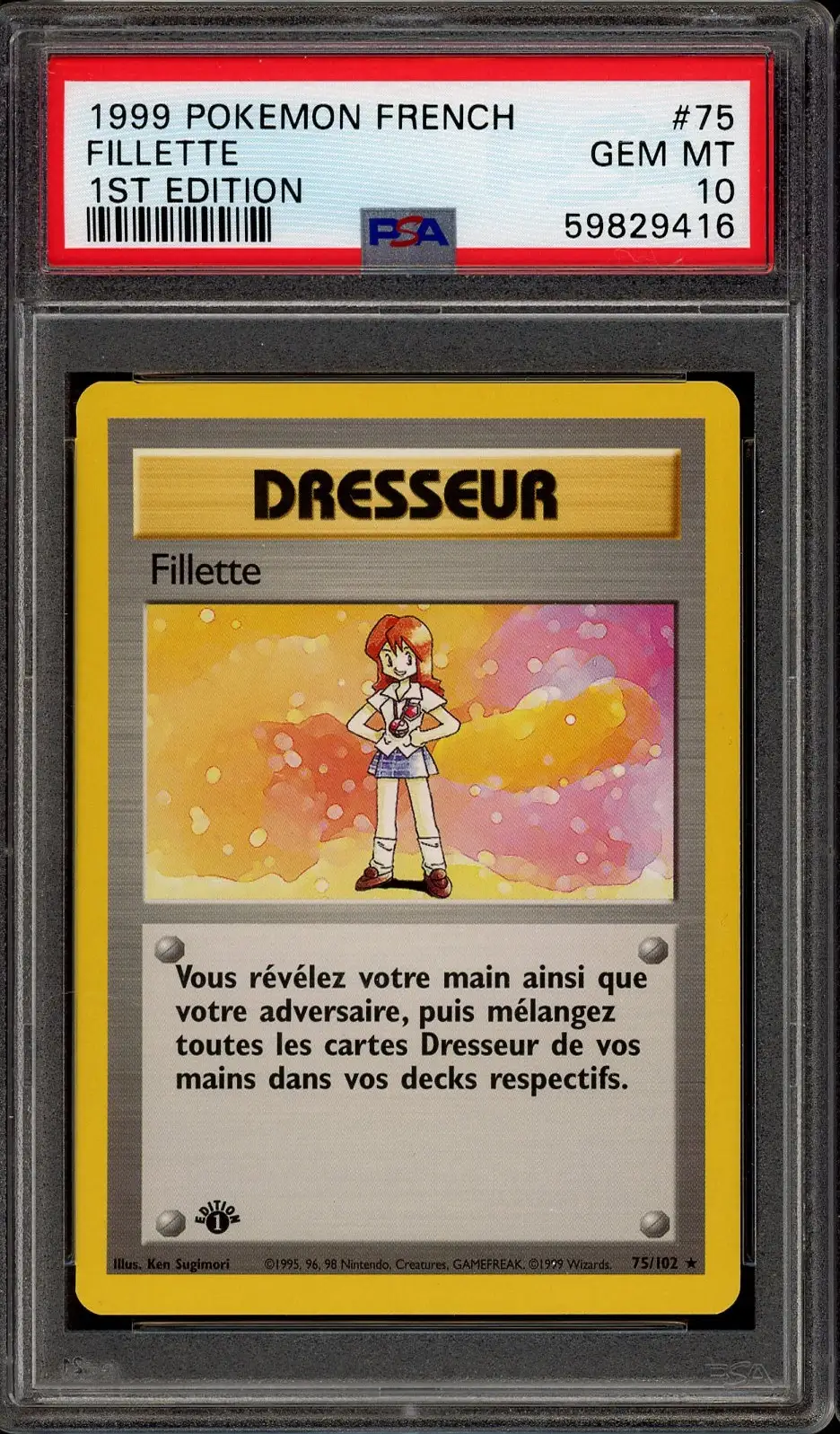 PSA 10 Fillette