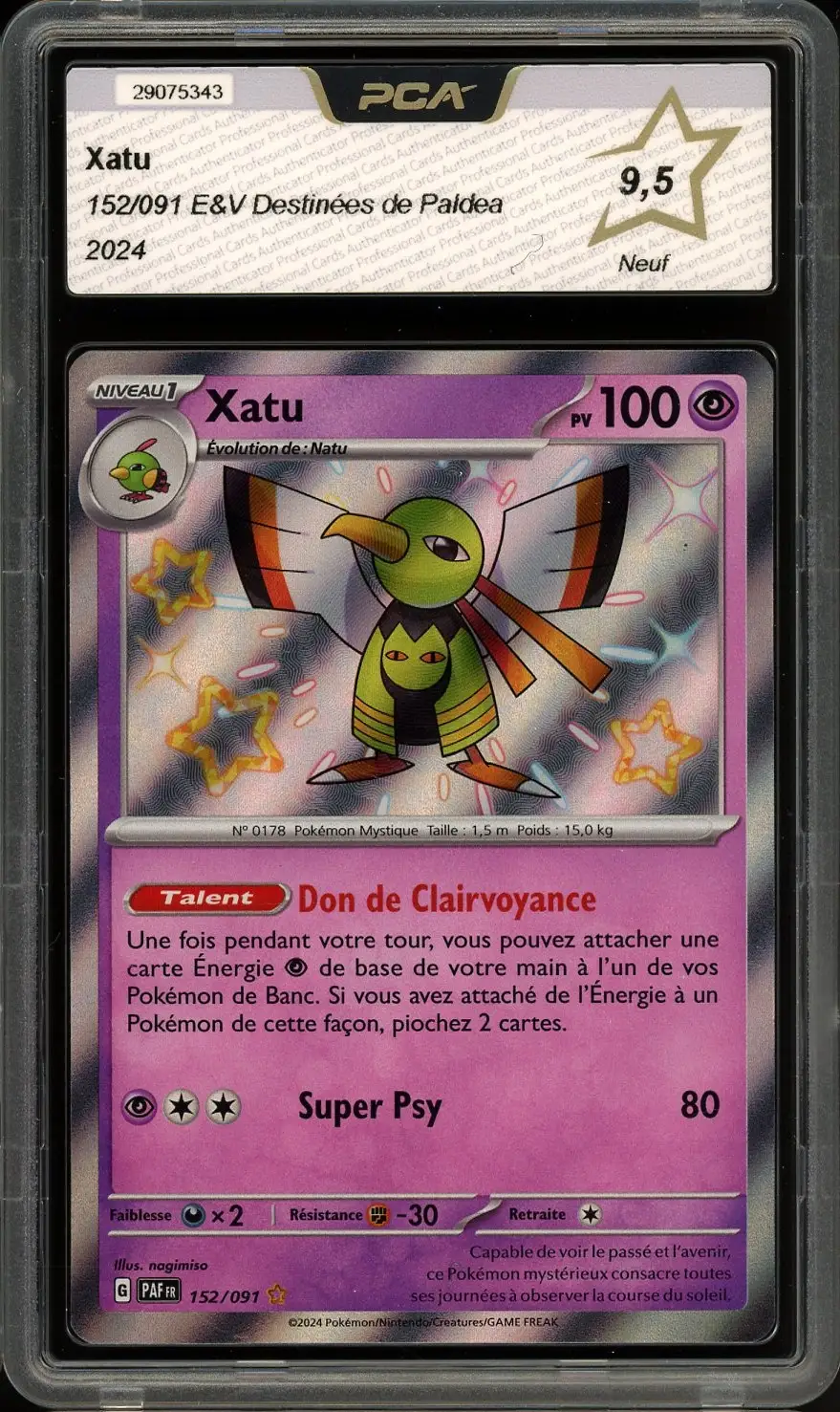 PCA 9.5 Xatu Shiny