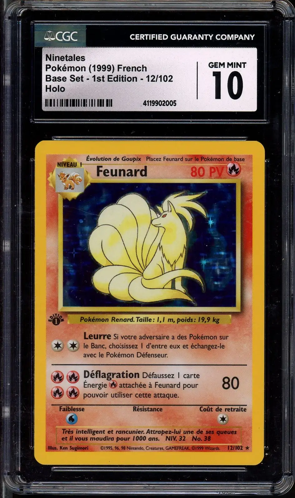 CGC 10 Feunard Holo