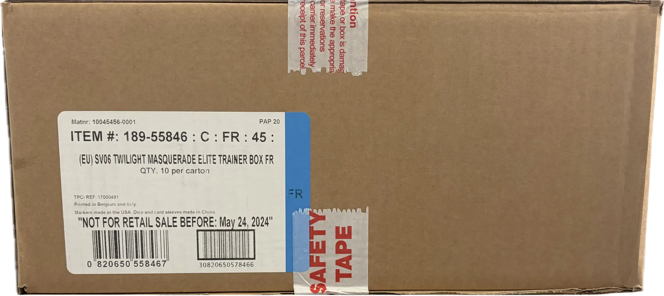 Case ETB EV6 Mascarade Crépusculaire